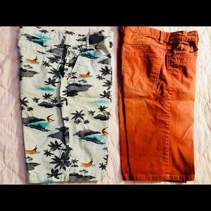 Bundle - 2 pairs of boys shorts, size 14